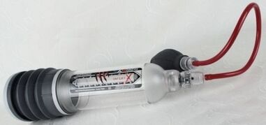 Bomba de baleiro para aumentar un membro